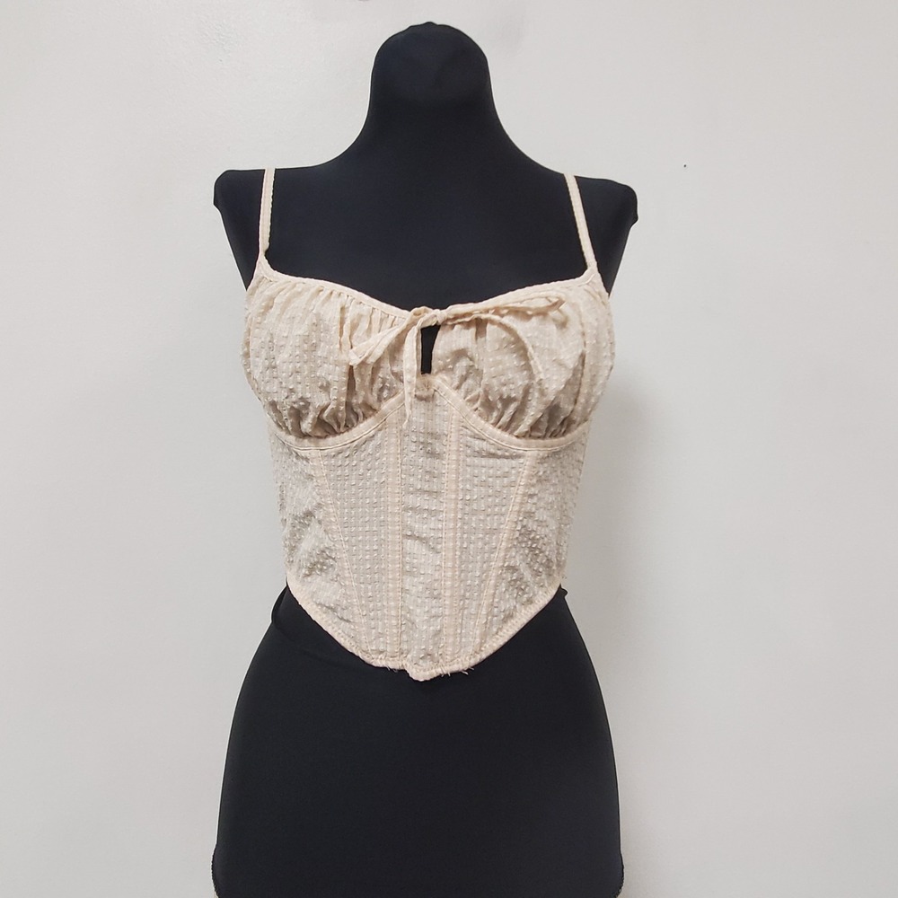 Out From Under Urban Outfitters Corset Top Size S Dainty Coquette Gingham Tank